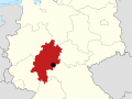 Landkarte-Hessen-Kalbach