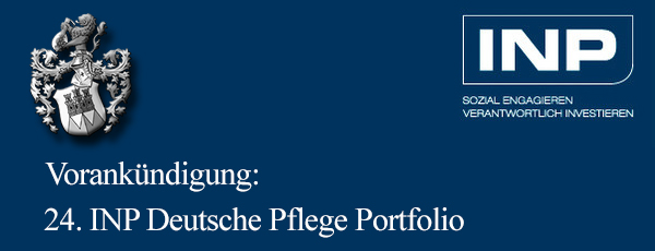 Vertriebsstart 24 INP Deutsche Pflege Portfolio März 2017 geplant Pflegeheimfonds Ott Vermittlung von Kapitalanlagen Immac 2017 Pflegefonds