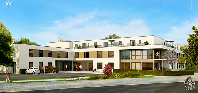 Pflegeimmobilie Schieder Schwalenberg NRW Seniorenwohnhaus am Kurpark Pflegeheim Pflegeappartements