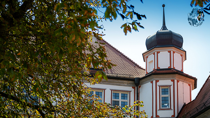 Turm Schloss Immobilie Bavaria Wappen