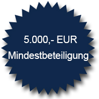 5.000 Euro Mindestbeteiligung