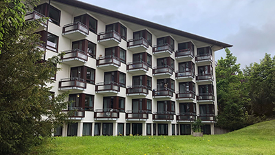 Gartenansicht Pflegeappartements Höchenschwand