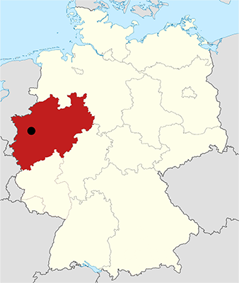 NRW Landkarte Essen